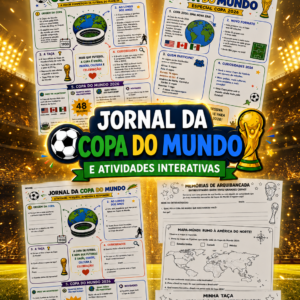 JORNAL DA COPA DO MUNDO E ATIVIDADES INTERATIVAS 🏆⚽