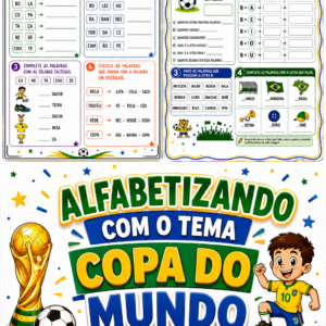 ALFABETIZANDO COM O TEMA COPA DO MUNDO – PDF