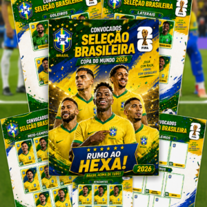 ÁLBUM DA SELEÇÃO BRASILEIRA – CONVOCADOS PARA A COPA 2026 ⚽