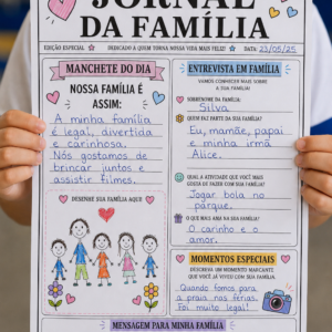 Atividade jornal da família