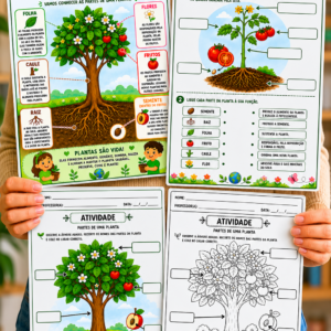 PARTES DE UMA PLANTA – DIA MUNDIAL DO MEIO AMBIENTE 🌱