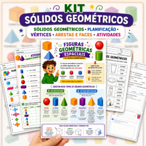 Kit Sólidos Geométricos | PDF com 20 páginas