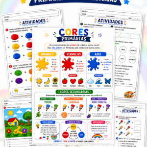🌈 Cores Primárias e Secundárias 🎨