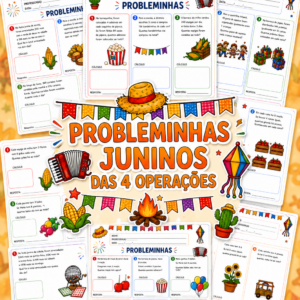PROBLEMINHAS JUNINOS DAS 4 OPERAÇÕES 🌽🔥