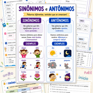 SINÔNIMOS E ANTÔNIMOS