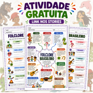 ATIVIDADE GRATUITA - FOLCLORE