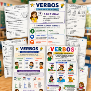VERBOS: CARTAZES EXPLICATIVOS + ATIVIDADES