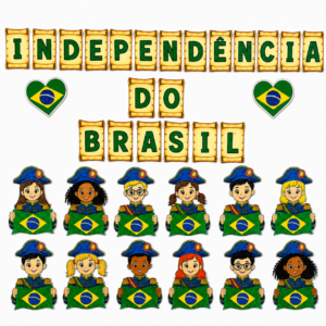 Mural Imperadores Mirins | Independência do Brasil 🇧🇷