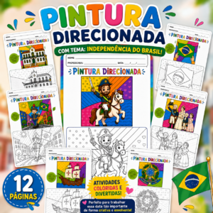 PINTURA DIRECIONADA - INDEPENDÊNCIA DO BRASIL