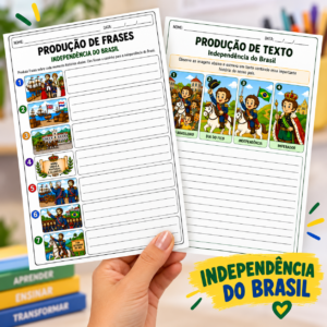 Independência do Brasil: Produção de Frases e Texto
