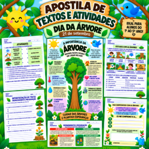 DIA DA ÁRVORE: Textos e Atividades