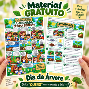 História em Quadrinhos | Dia da Árvore